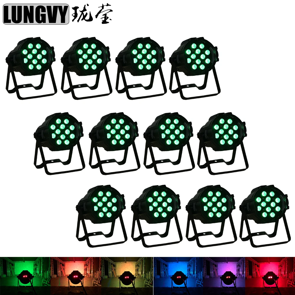Бесплатная доставка 12 шт./лот хорошее качество 12x3 Вт Led Par Light RGB 3в1 шайба для