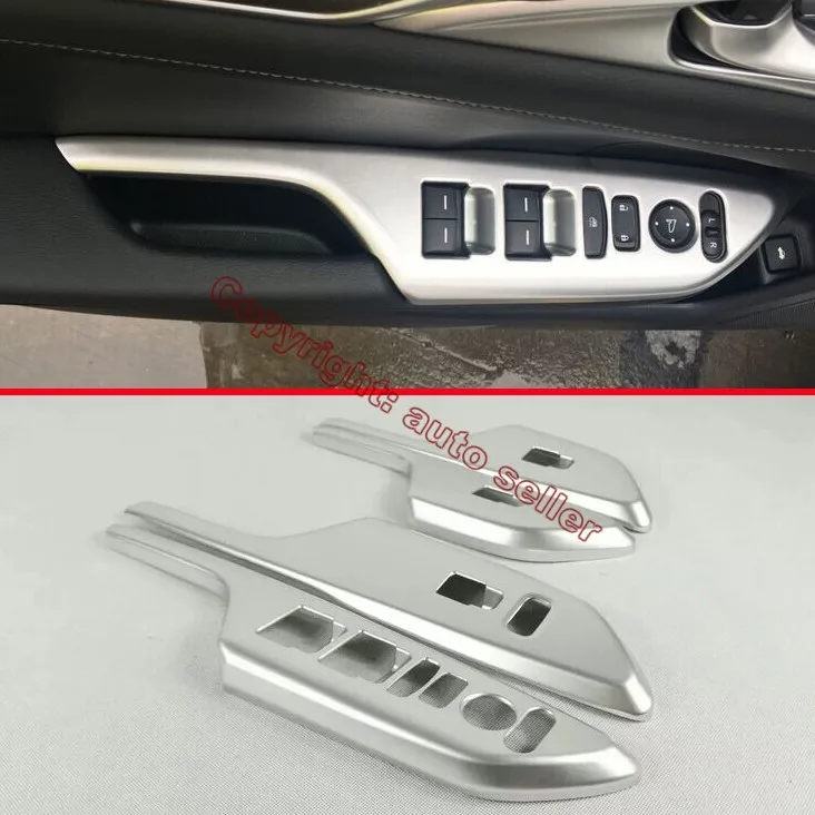 

ABS Pearl Chrome Interior buttons panel Cover Trim For Honda Civic 2016 2017