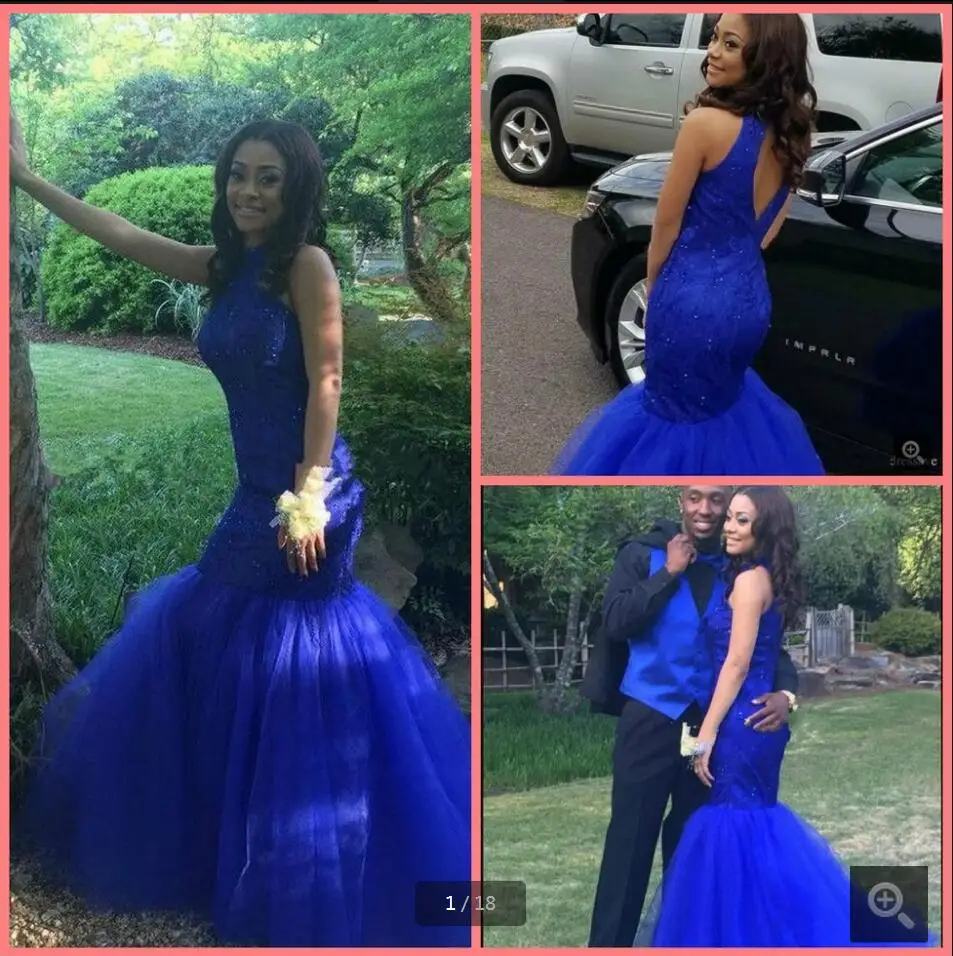 Новинка 2016 Дизайнерское черное кружевное платье для выпускного вечера