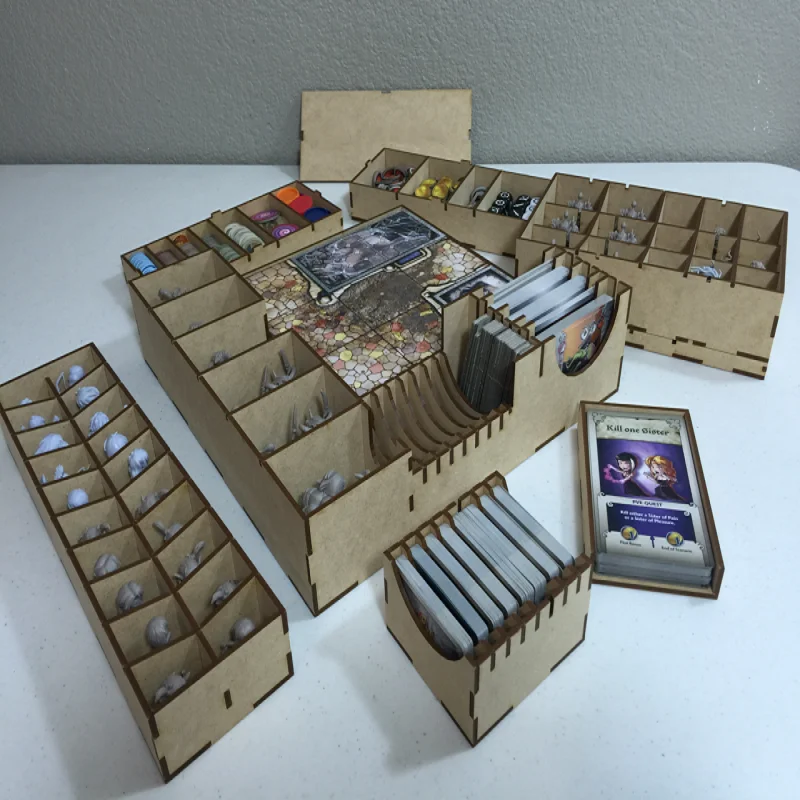 Arcadia Quest Card коробка для хранения игр органайзер деревянного приема компактный