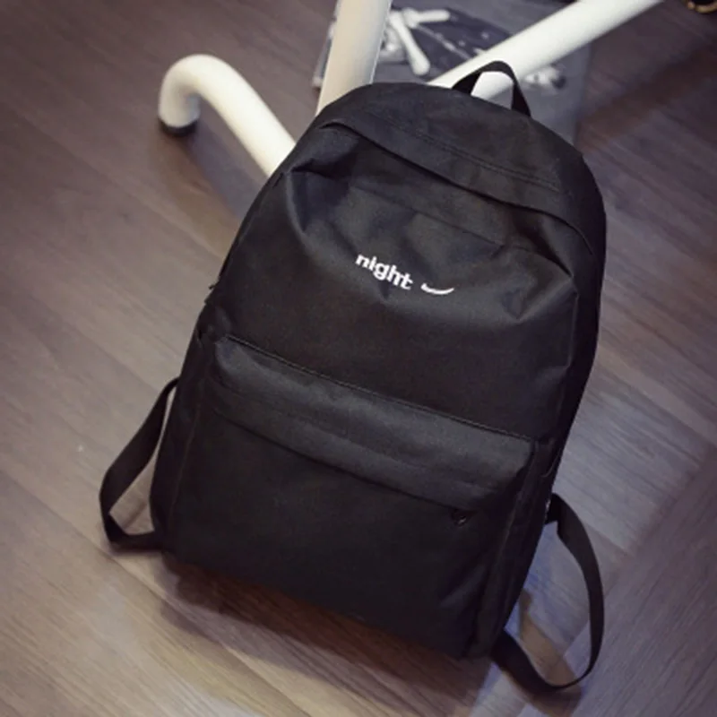 Новый Японский Рюкзак День и Ночь Вышивка Дорожная Сумка Дети Школьные Рюкзаки