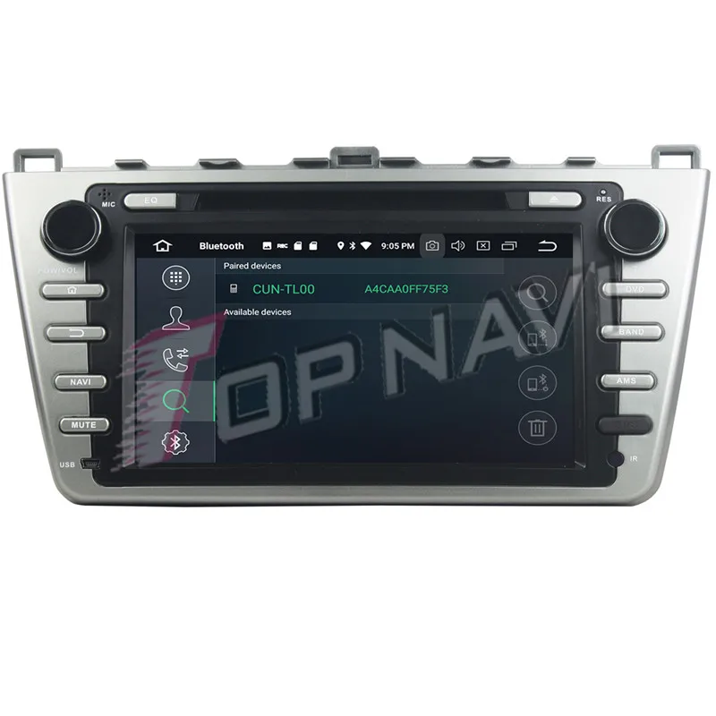Автомобильный GPS навигатор TOPNAVI Восьмиядерный Android 9 0 для MAZDA 6 Mazda Ruiyi Ultra 2008 2009 2010 2011