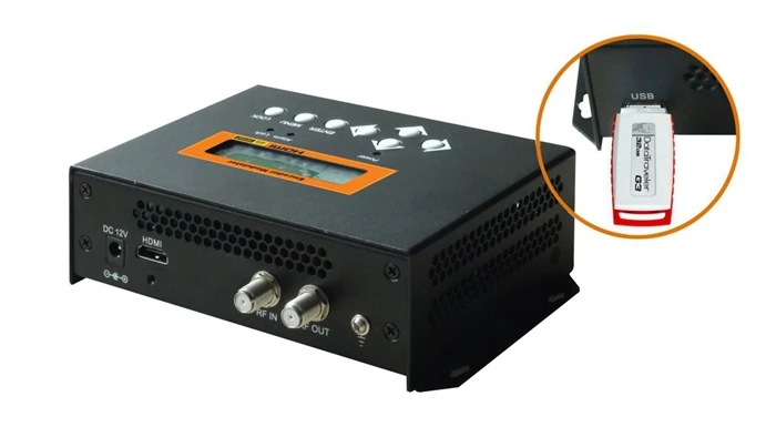 Бесплатная доставка FUTV4656H DVB T MPEG 4 AVC/H.264 HD энкодер модулятор тюнер вход HDMI RF out для