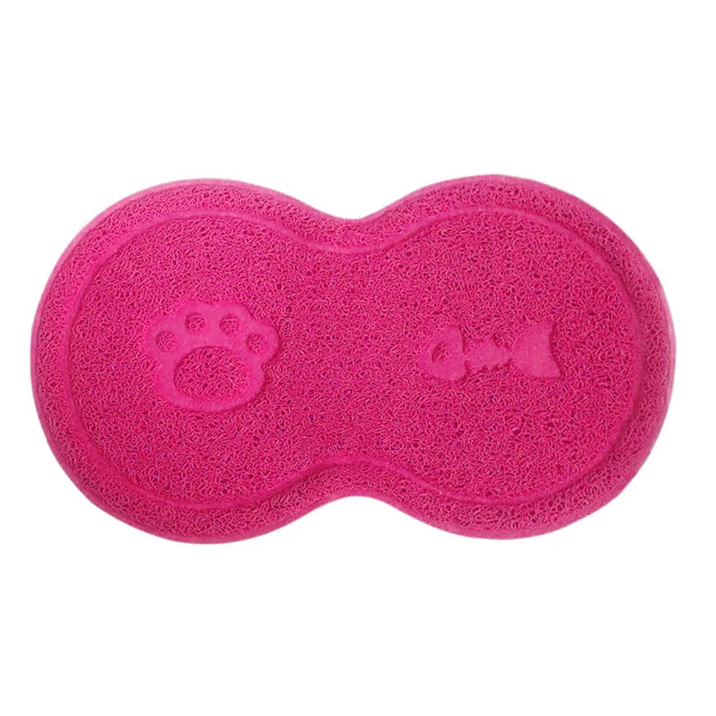 Hot Pink Pet House Cat Bed Mat Nest non-slip Place Mat for Dog and Cat Bowls 45x 25 cm- New Cat Litter Mat Cama Gato Dog Bed Mascotas - Цвет: Hot Pink