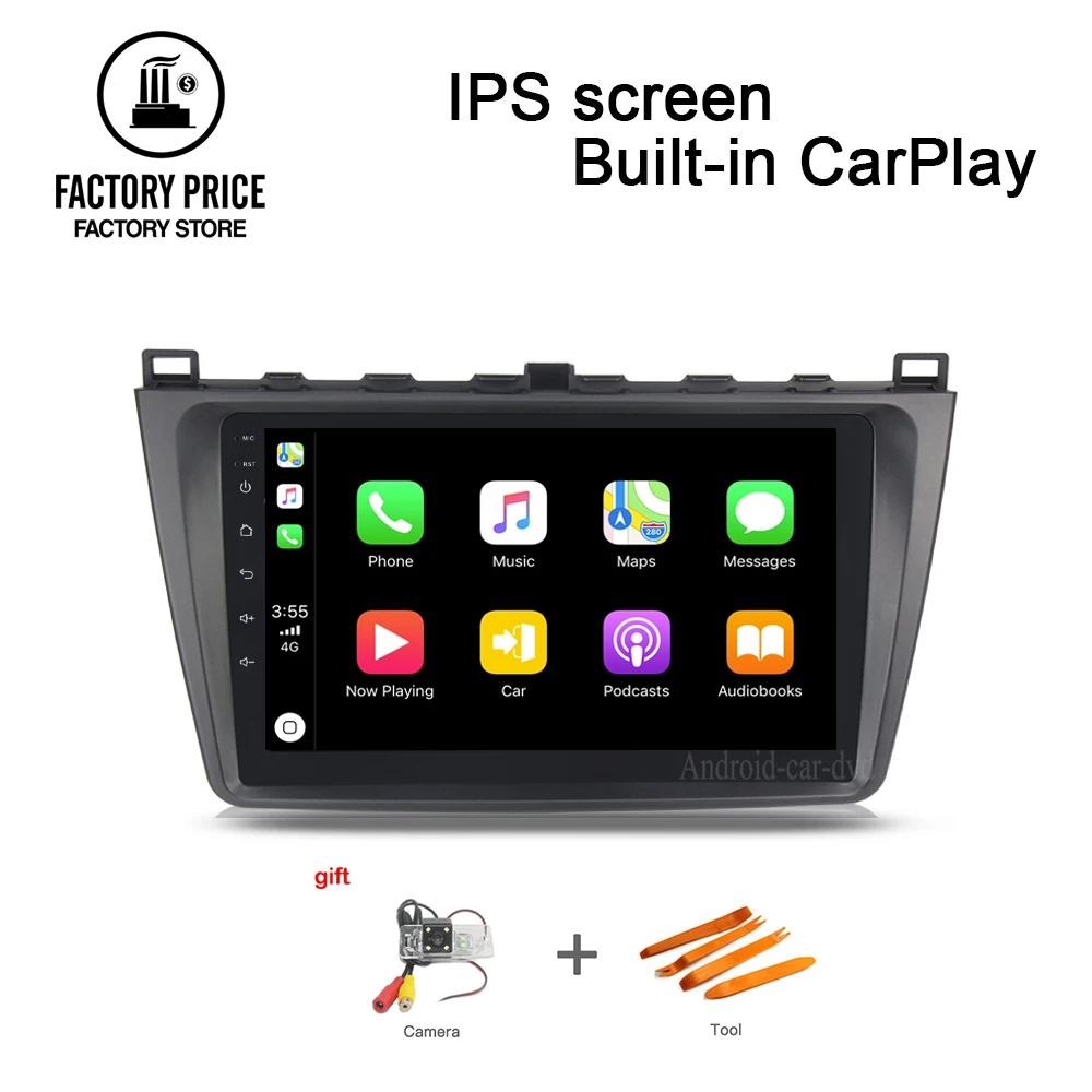 9 дюймов Android 8 1 carplay Octa Core 2 г + 32 Автомобильный плеер для Mazda 6 2007 2012 дюйм/сек GPS