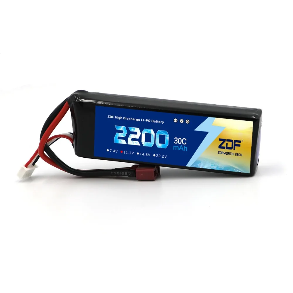 Аккумулятор ZDF RC Lipo 3S 11 1 В 2200 мАч 30C для самолета вертолета дрона|Детали и