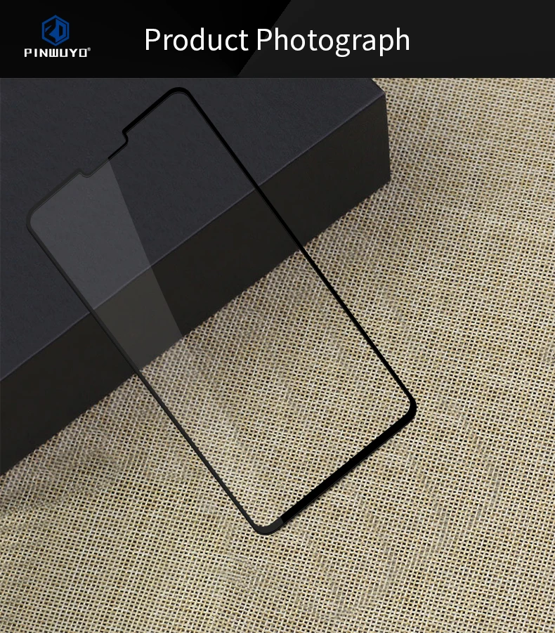 For LG G8 ThinQ Screen Protector Film PINWUYO Full Coverage Anti-Burst Tempered Glass | Мобильные телефоны и аксессуары