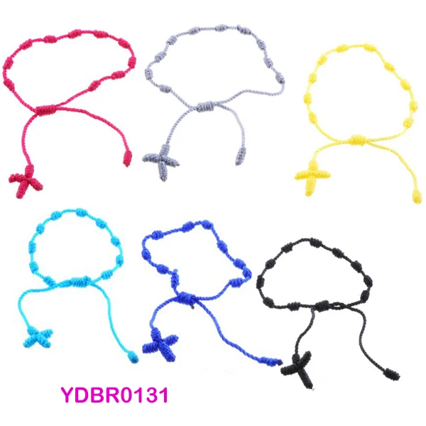 36 шт./лот смешанные цвета плетеный крест браслет оптовая продажа ручная работа