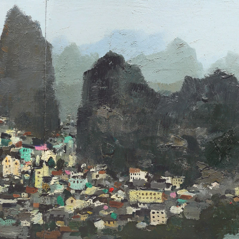 

Full Drill Round Diamond Embroidery 5D DIY Diamond Painting Abstract Painting Scenery Cross Stitch Wall Stickers