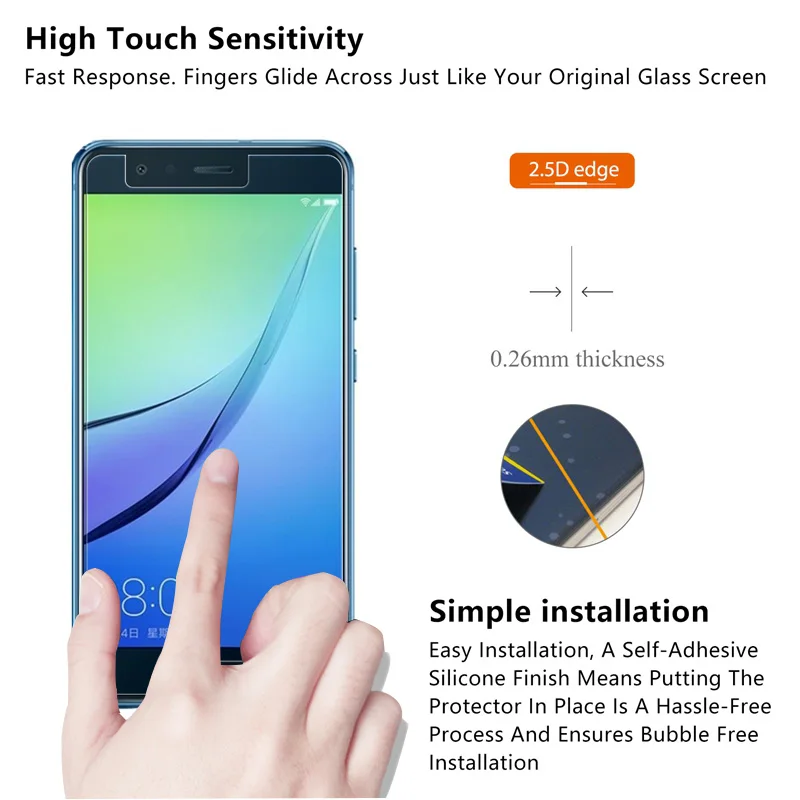 Защитное стекло на Honor 8 9 10 Light для Huawei Honor8 Honor9 Lite защита экрана honer huawey honnor 8lite 9lite