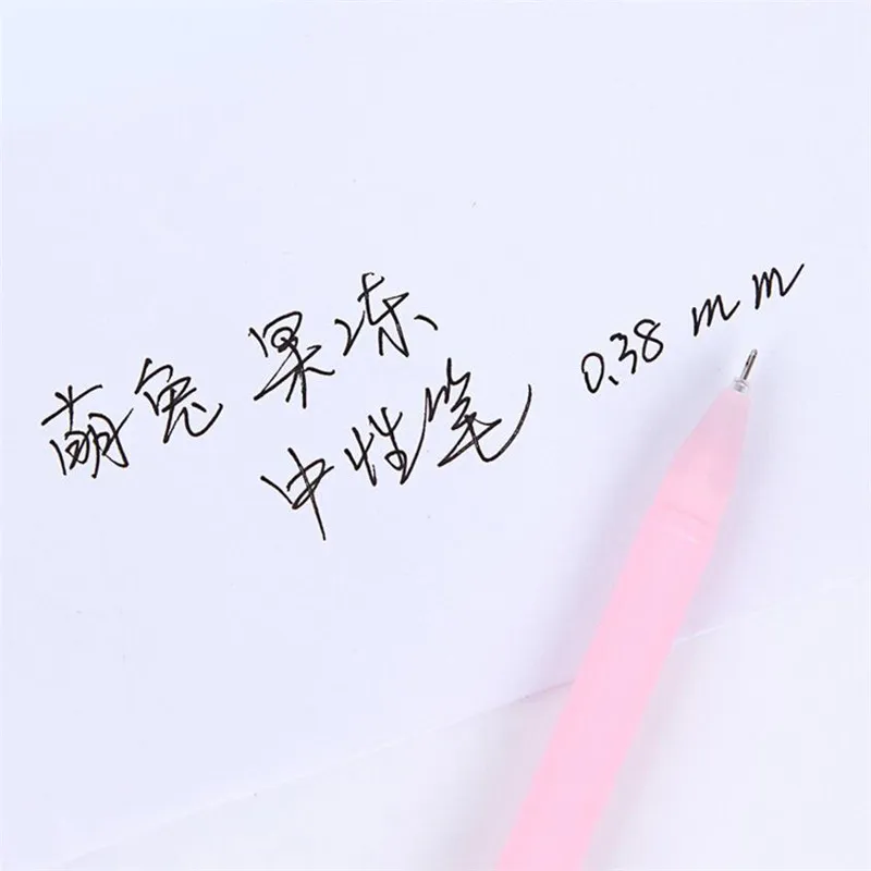 1PCS Cute Plastic Gel Pens Lovely Cartoon Rabbit Pen For Kids Writing Gift Stationery Shool Office Supplies 0.38mm | Канцтовары для