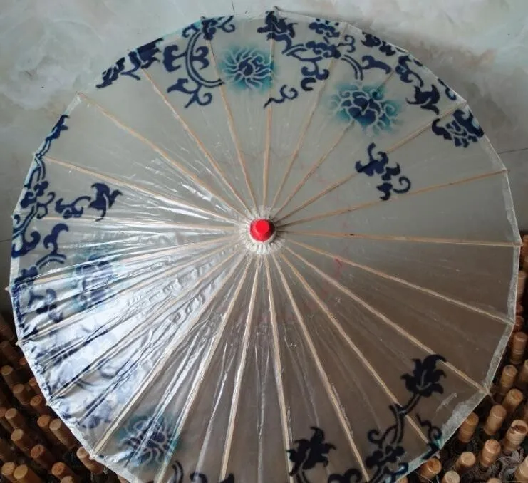 oil paper umbrella 6 Paraguas смазанный бумажный зонтик дождь женский танцевальный зонтик классический Декор зонтик синий и белый фарфор китайский японский стиль - Цвет: oil paper umbrella 6