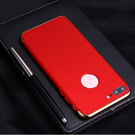 Роскошные Новые 3 в 1 матовое покрытие жесткий PC анти шок чехол для iPhone 7/7 Plus