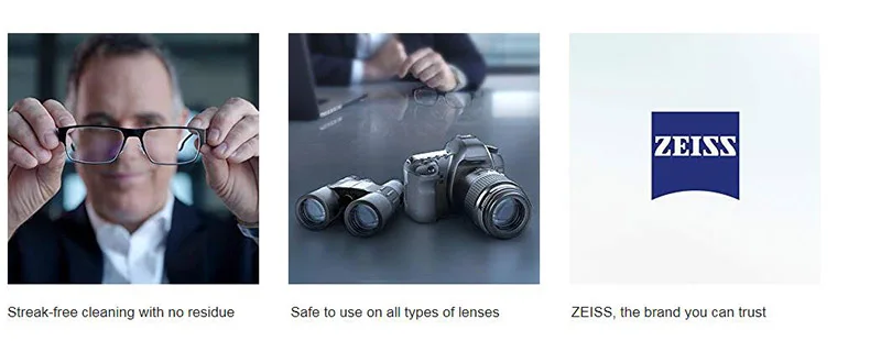 ZEISS Влажные Салфетки для Стекол Микроскопов Очков Объективов. Одноразовые Очищающие тканевые салфетки(со спиртовой пропиткой) 60 шт