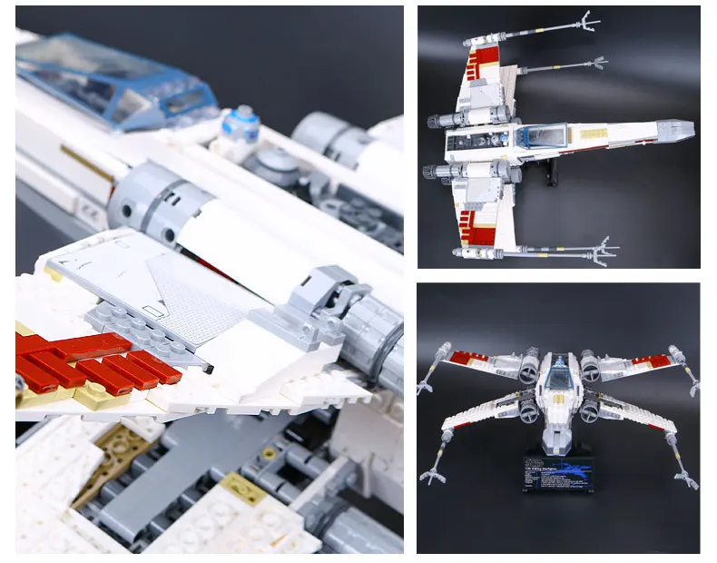 05039 Звездный План серии UCS Rebel Red Five X крыло модель космического истребителя самолет совместим с 10240 строительными кирпичами игрушки