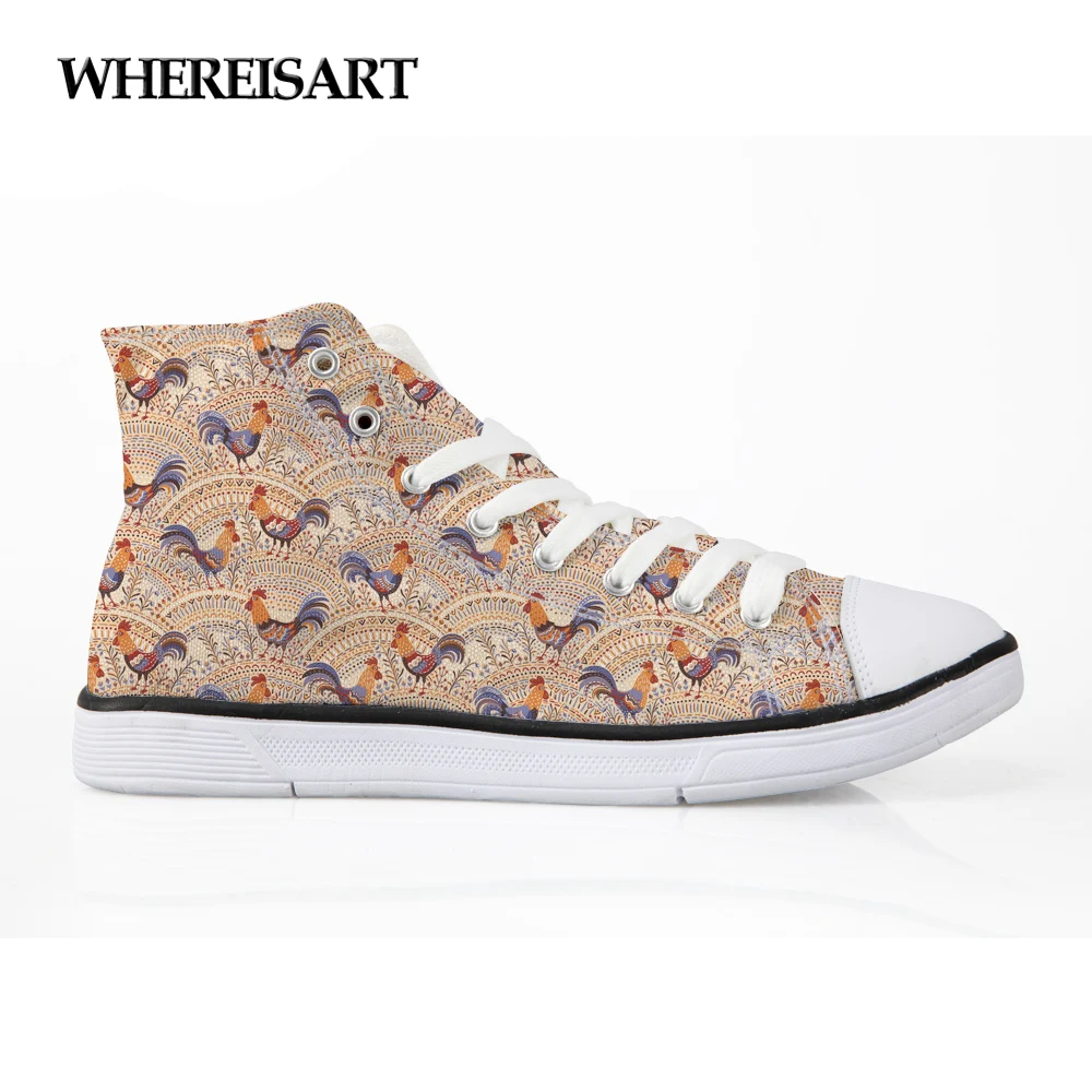 WHEREISART/Милая женская Вулканизированная обувь высокие повседневные женские