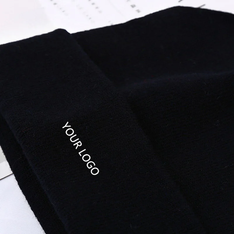 OEM зимняя шапка вязаная toque с вашим вышивка логотип печать логотип 5 шт для MOQ