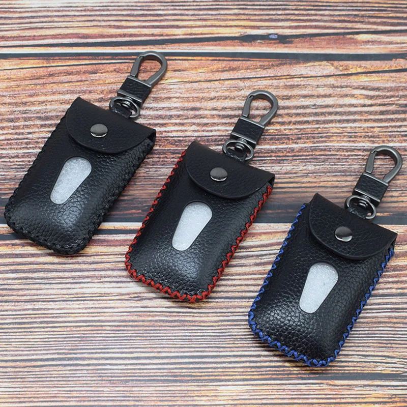 

Genuine Leather Car Key Wallets Personalized Gift handmade vintage car key holder Housekeeper Keys Organizer Covers Key Case Bag