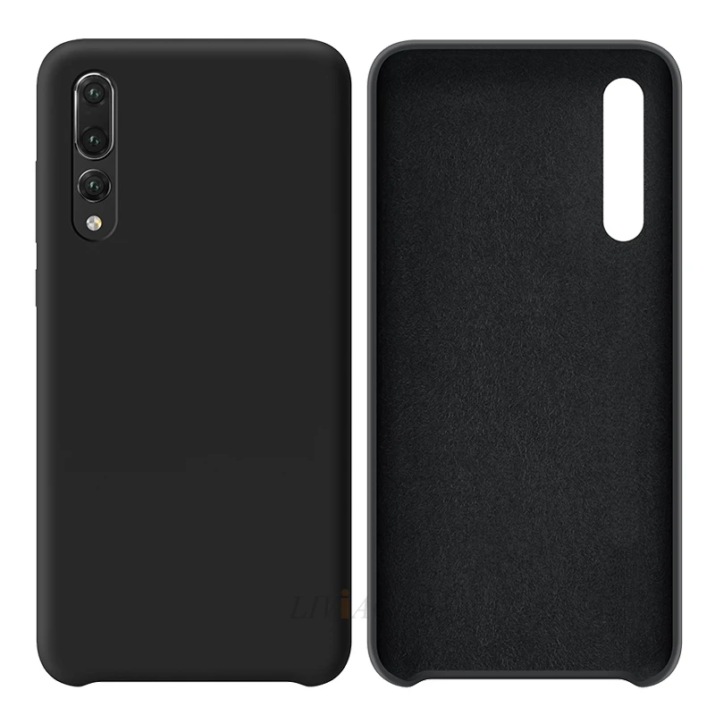 liviace original phone case for huawei p20 / pro lite nova 3E liquid silicone tpu soft back cover p20pro p20lite |