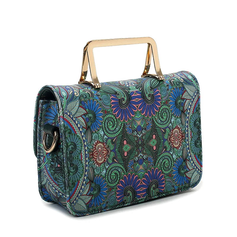 KVKY Brand Fashion Forest Designer Women Handbag Prints Leather Small Messenger Bag Female Shoulder Ladies Tote bolsas | Багаж и сумки