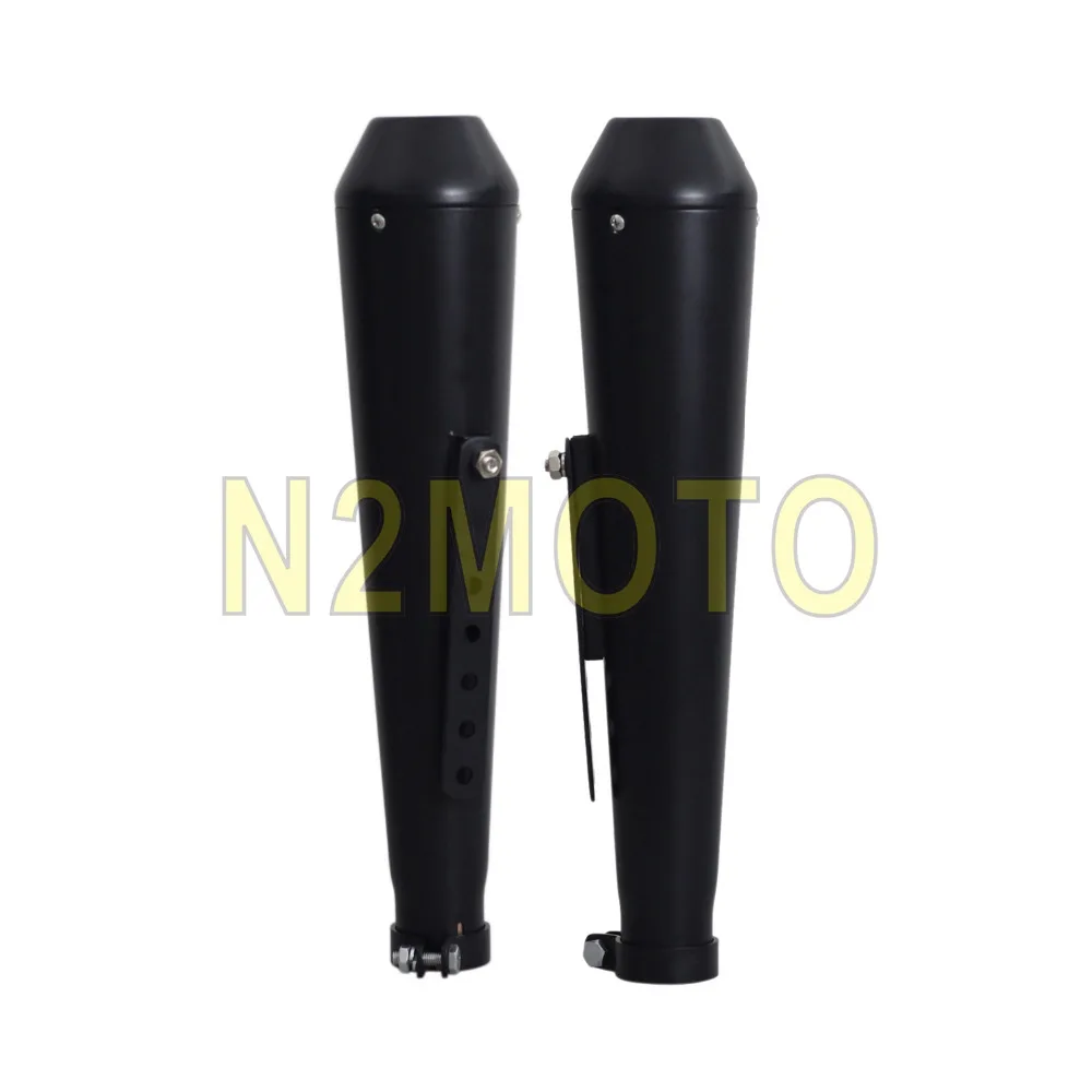 2X Мотоцикл 18 &quotглушитель выхлопной трубы 1 5/8&quot и 1/2 &quotи 7/16&quot для Chopper Cafe Racer Triumph