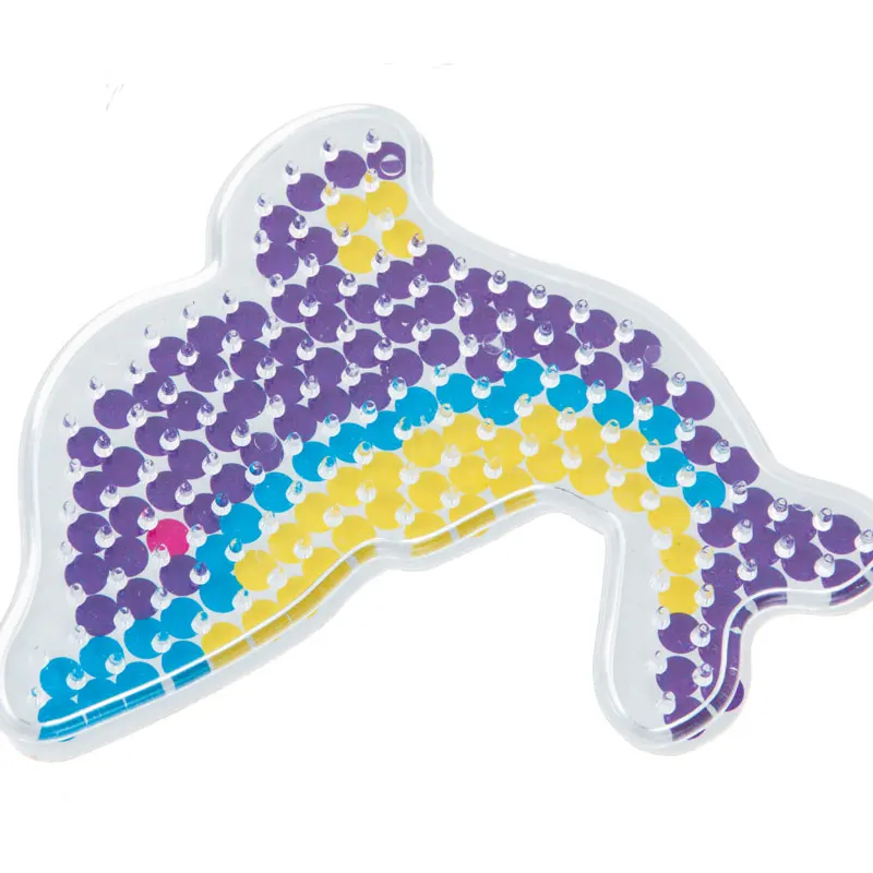 5 мм Хама бусины шаблон с Colore бумаги пластик трафарет головоломки Perler бусины Diy Прозрачная форма головоломки Pegboard