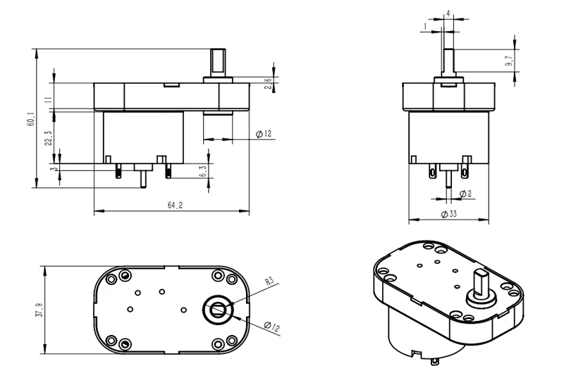 DC 12 v-24 V 55 RPM-95 RPM низкая скорость высокий крутящий момент червь металлическая коробка передач, редукторный двигатель Реверсивный электрический редуктор ed мотор качество мотор редуктор