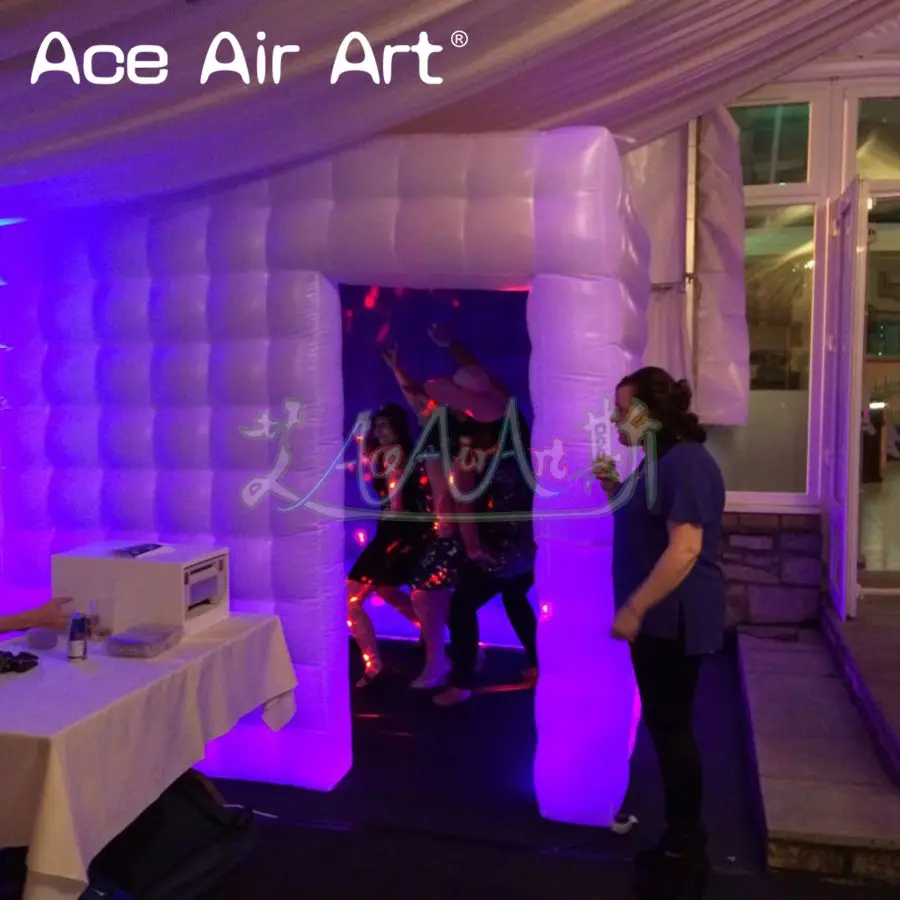 Индивидуальное красочное освещение надувной фотобокс частный фотограф веселая
