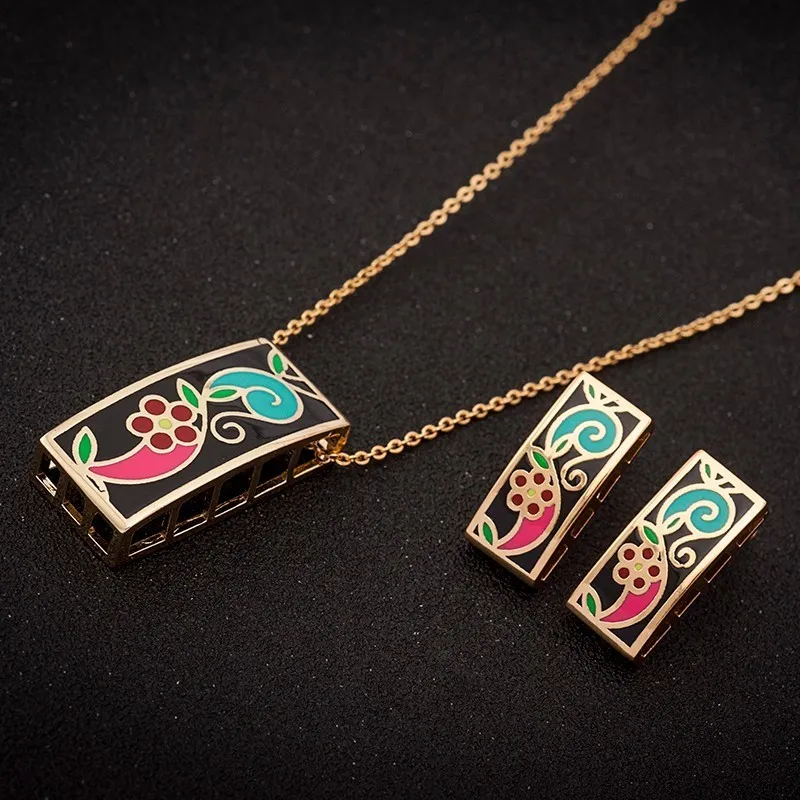 Модное романтическое женское ожерелье/серьги R &amp X на годовщину классические