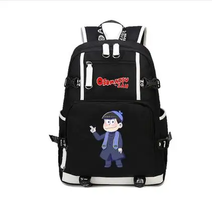 Новый японский рюкзак с принтом аниме Osomatsu-san холщовые школьные сумки для