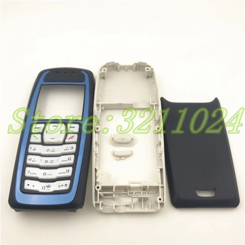Оригинальный новый полный корпус для Nokia 3100 Передняя средняя рамка + английские