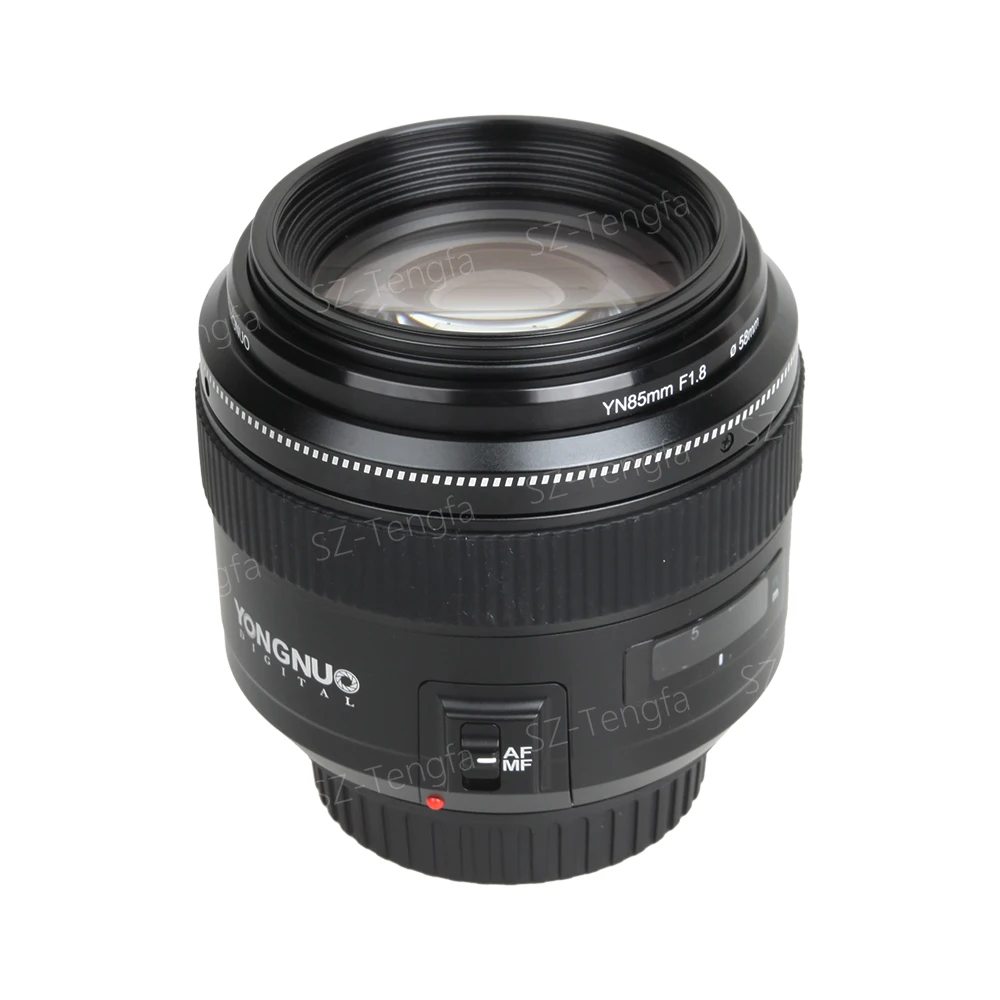 YONGNUO YN85mm f1.8 AF/MF Стандартный Средний телеобъектив с фиксированным фокусным