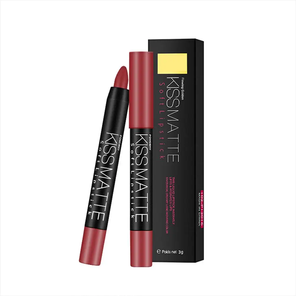 DSstyles вращающаяся матовая губная помада лайнер натуральные губы макияж