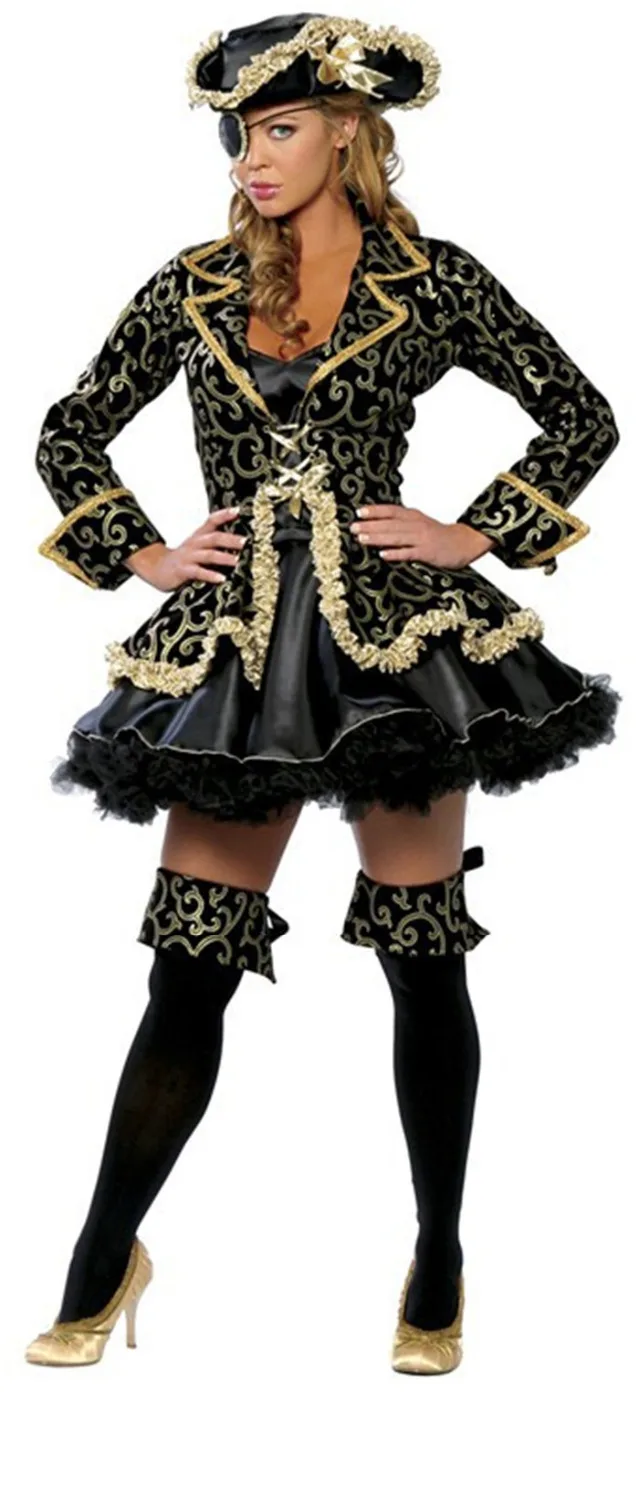 Лидер продаж высококачественный Женский сексуальный пиратский костюм униформа