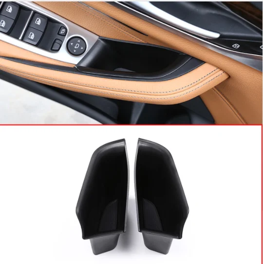 Пластиковый ящик для хранения на дверь автомобиля лоток телефона с ковриком BMW New