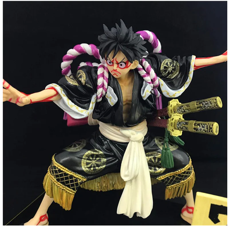 18 см одна штука Кабуки вер обезьяна д Луффи с соломенной шляпой фигурка куклы