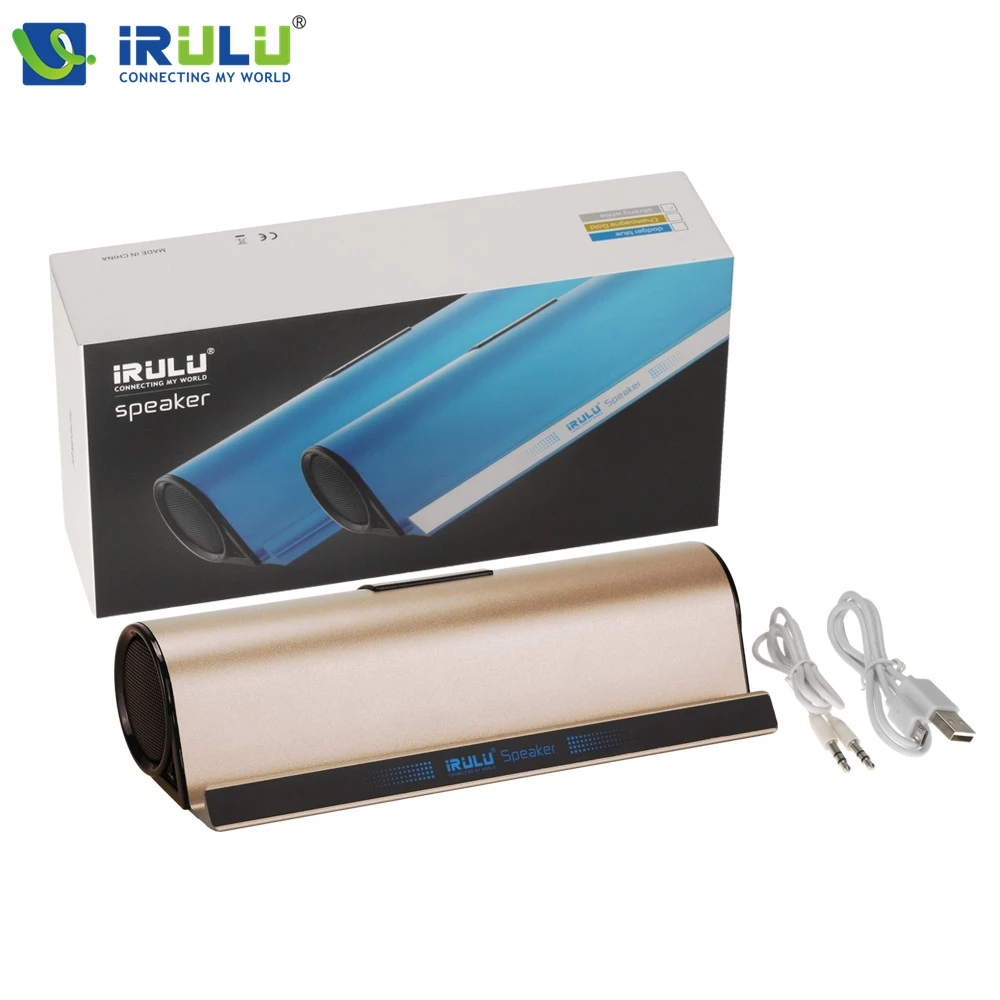 IRulu Беспроводной Портативный Динамик Bluetooth 4.0 Super Bass кронштейн подставка для iPhone