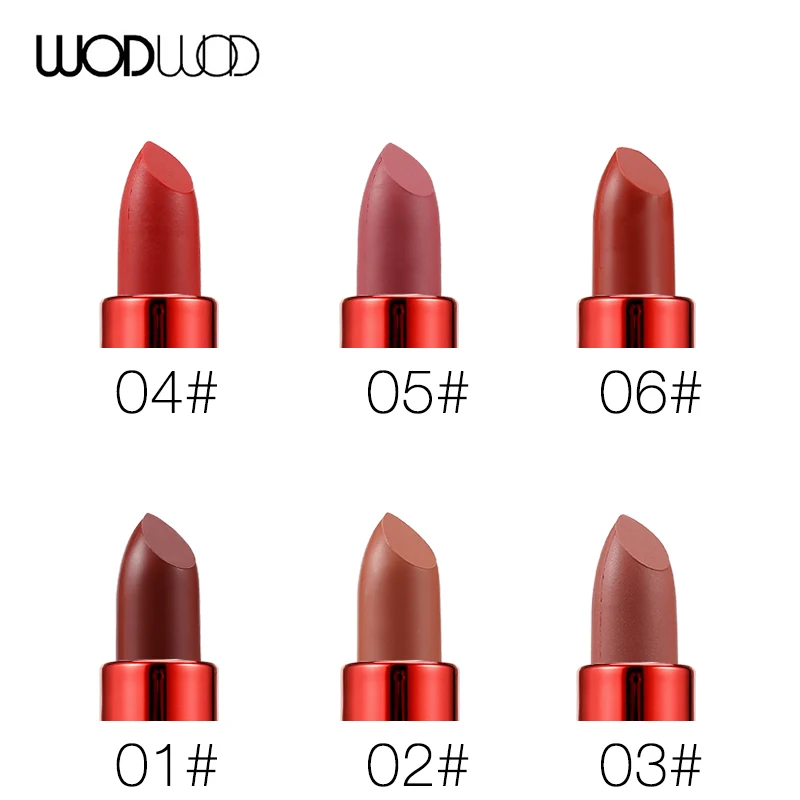 WODWOD фирменный Макияж для губ набор помады в виде тыквы стойкая матовая помада