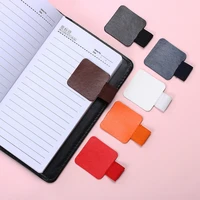 3pcs new design self adhesive leather pen clip pencil elastic loop for notebooks journals clipboards pen holder high quality