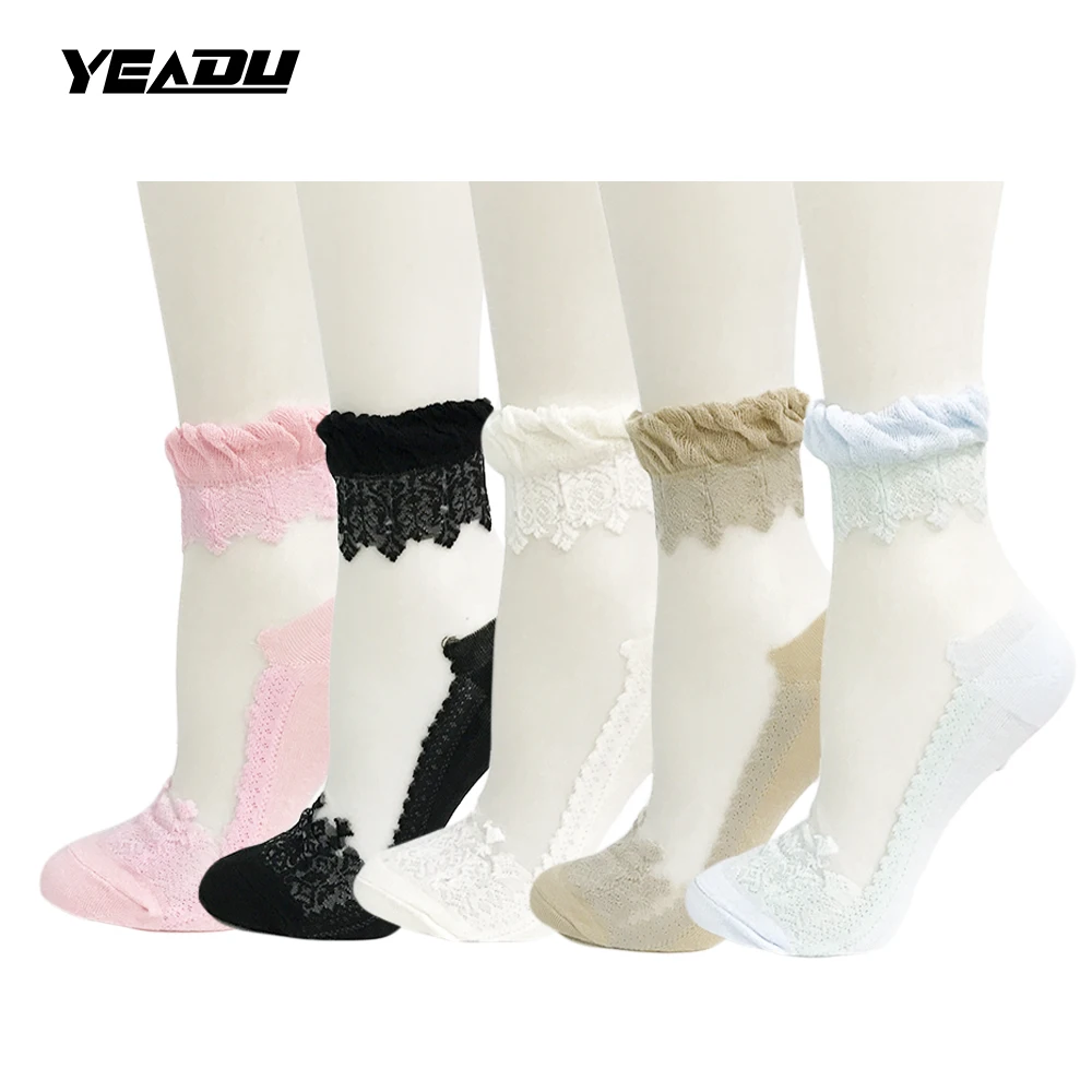 2017 летние новые красочные прозрачные красивые Кристальные кружевные эластичные