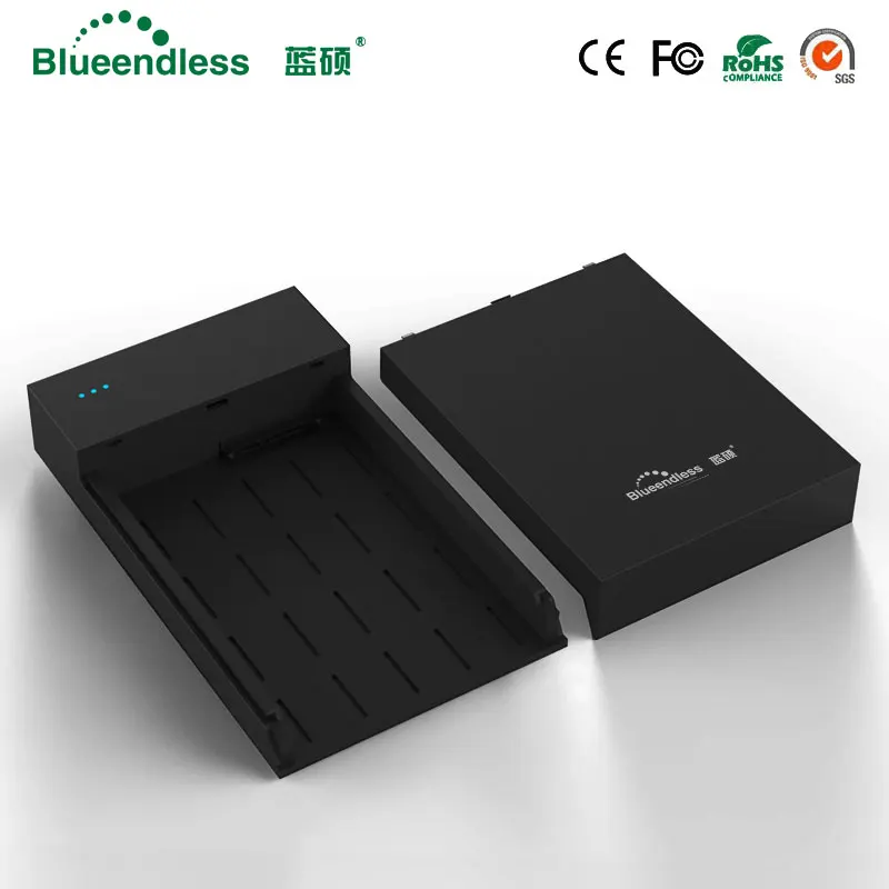 Blueendless hdd корпус 3,5 Все в 1 ssd hdd док usb hdd чехол usb 3,0 кабель пластиковый sata usb 3,0 hdd высокий чехол hd экстерно
