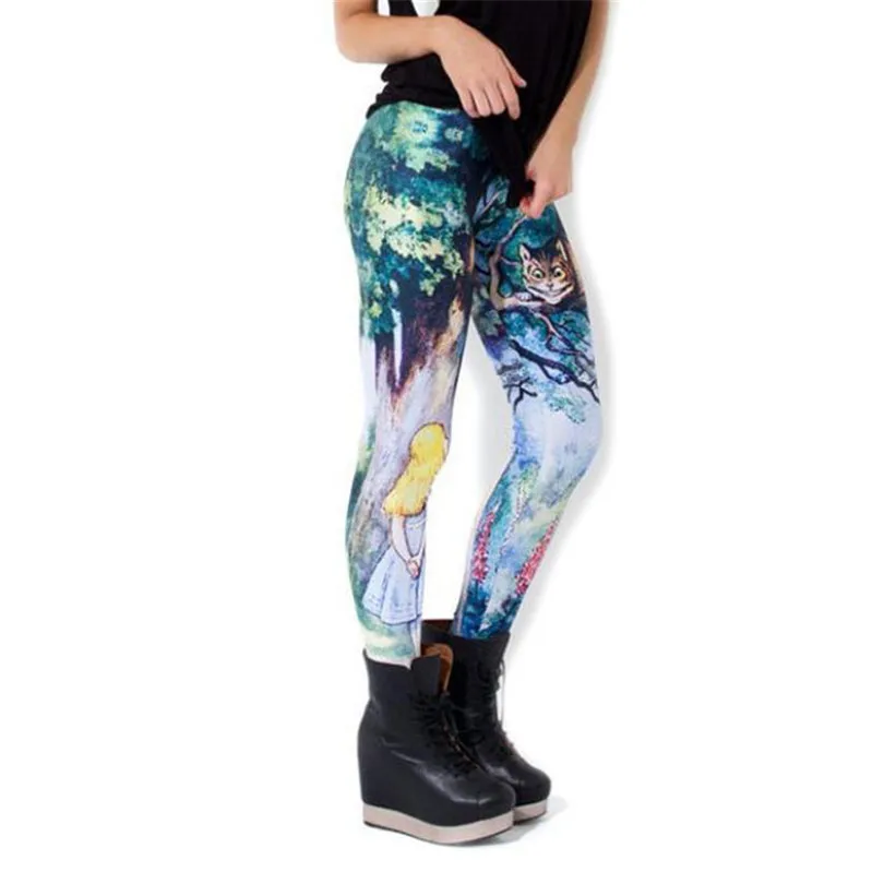 VIIANLES Women Leggings Digital Print Pants Fitness Legging Woman Leggins Workout Trousers Push Up Leggin | Женская одежда
