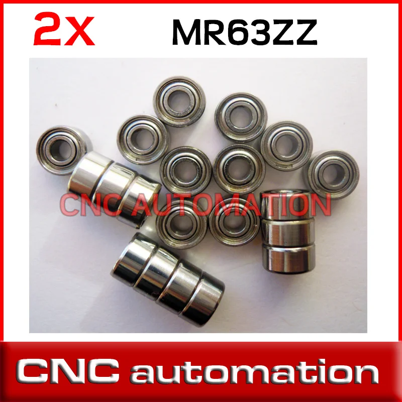 2 шт. радиальный подшипник 3x6x2 5 3*6*2 MR63ZZ|shaft|shaft bearingshaft ball bearings |