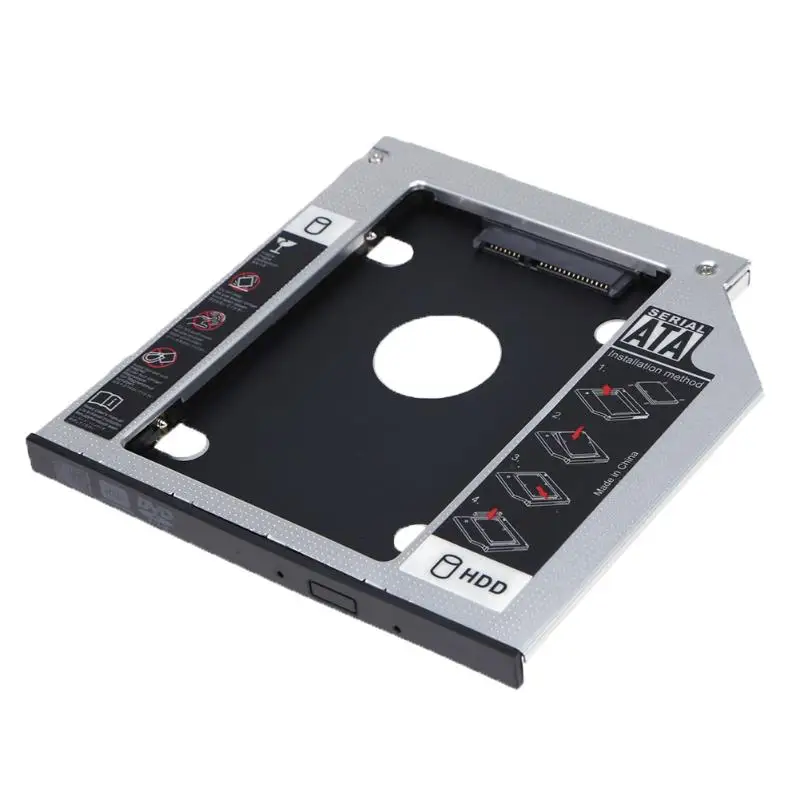9 мм HDD SSD чехол жесткий диск HDD Оптический отсек Caddy Корпус жесткого диска CD-ROM дисковый отсек