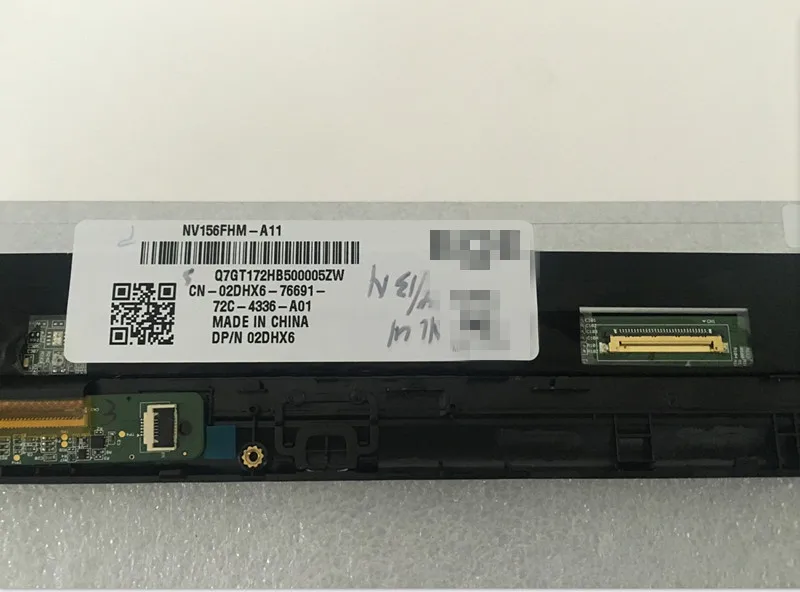 NV156FHM-A11 для Dell Inspiron 15 7568 15,6 FHD светодиодный сенсорный ЖК-экран экран в сборе DP/N 02DHX6 ЖК-экран