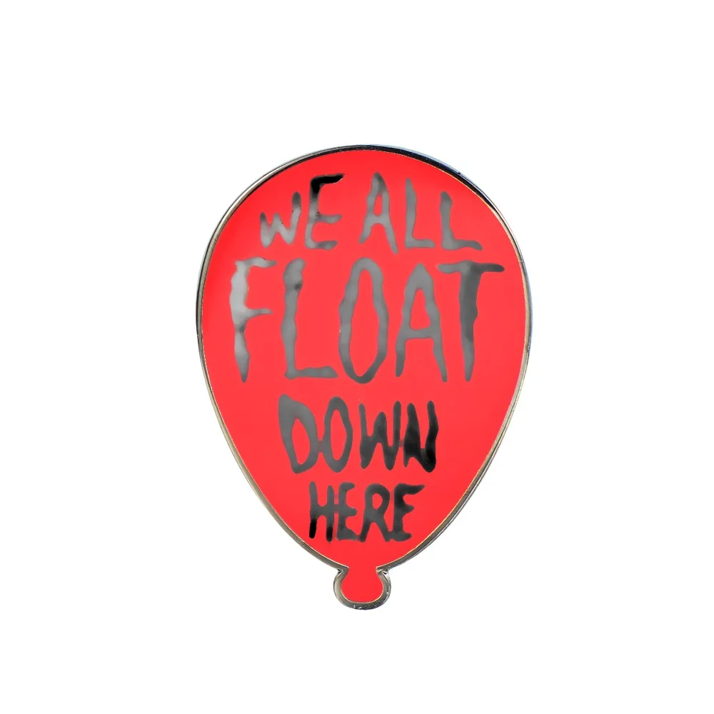 Мы все плаваем здесь эмалевый значок|Броши| |