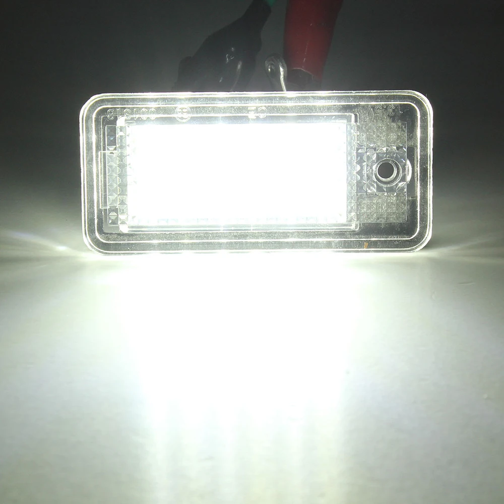 2 шт. 18 светодиодный 5050 SMD 6000K светильник для номерного знака лампы чистый белый Audi
