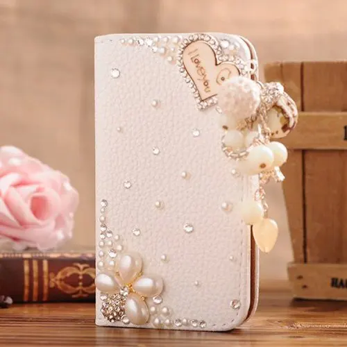 Чехол книжка из искусственной кожи с бриллиантами для Samsung Galaxy S20 S10 S9 S8 Plus Note 10 note