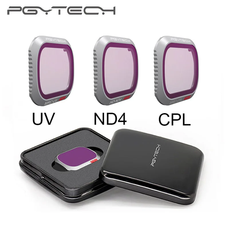 Фильтр PGYTECH для DJI Mavic 2 Pro фильтр Drone UV CPL ND4 аксессуары Профессиональный объектива