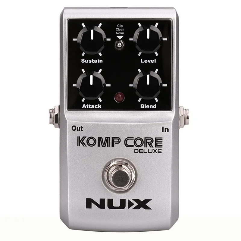 NUX Komp Core Deluxe Compressor Pedal Multi Function Electric Guitar Effect Classic Compression Analog Circuit for Guitar Parts